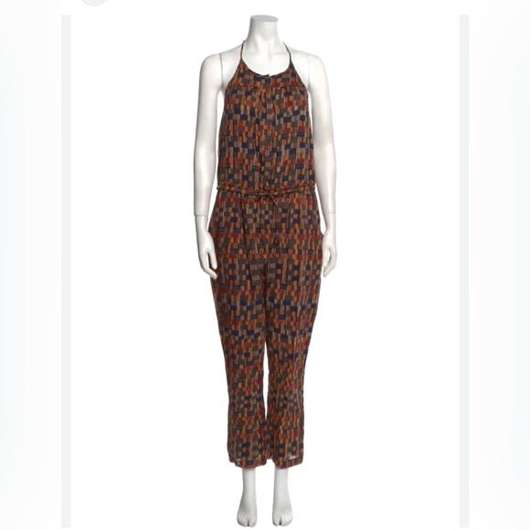 Multicolor Patterned Jumpsuit - Picture 1 of 8
